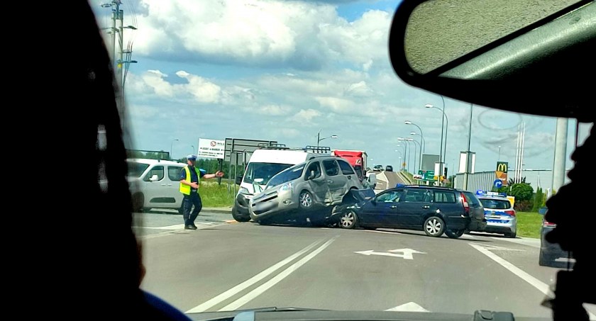 Poważny wypadek przy Shellu
