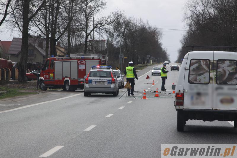 Zderzenie trzech aut w Garwolinie