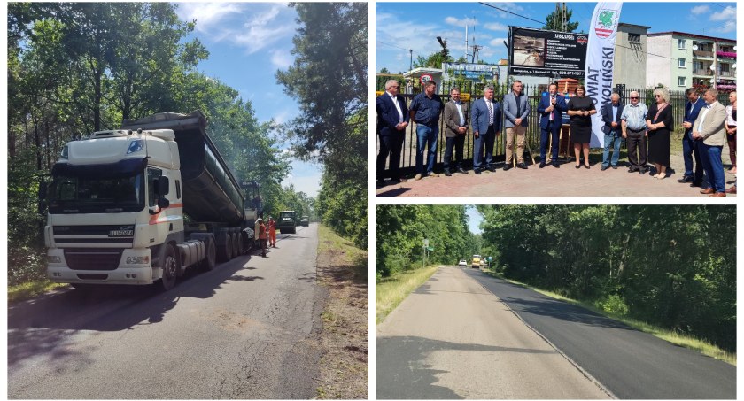 Symboliczne rozpoczęcie przebudowy infrastruktury drogowo-mostowej