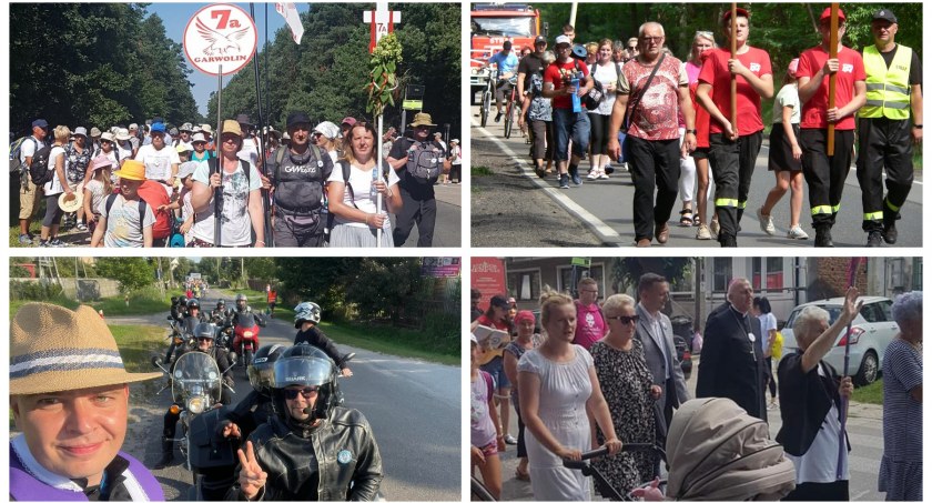Pielgrzymi z grup 7a, 7b, 7c, 9b, 9c i 9a na szlaku! ZDJĘCIA I VIDEO
