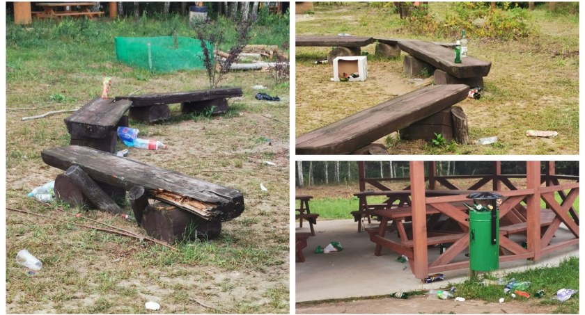 Nie posprzątali po libacji − Apel wójta do imprezujących