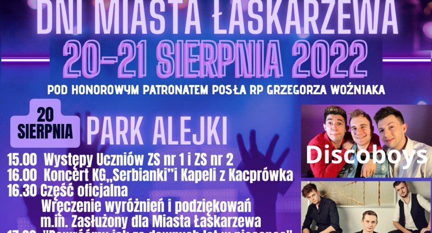 Dni Miasta Łaskarzewa – Program imprezy