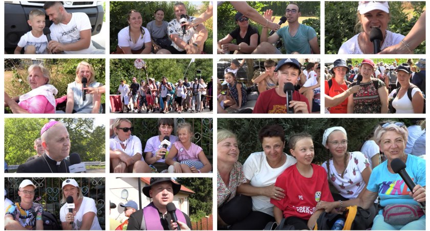 Pielgrzymi pozdrawiają ze szlaku na Jasną Górę − Video