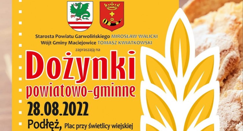 Dożynki powiatowo-gminne w Podłężu − Program i gwiazda wydarzenia
