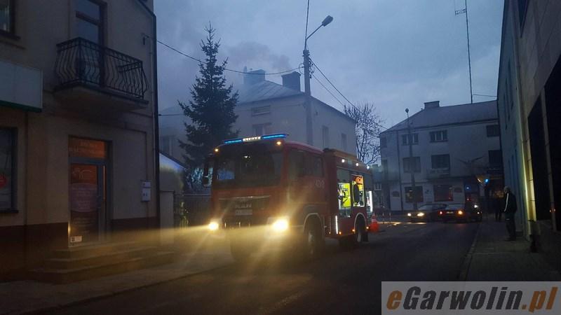 Garwolin: Pożar sadzy na Długiej i zasłabnięcie kobiety