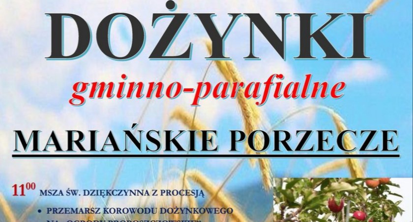 Dożynki gminno-parafialne w Mariańskim Porzeczu