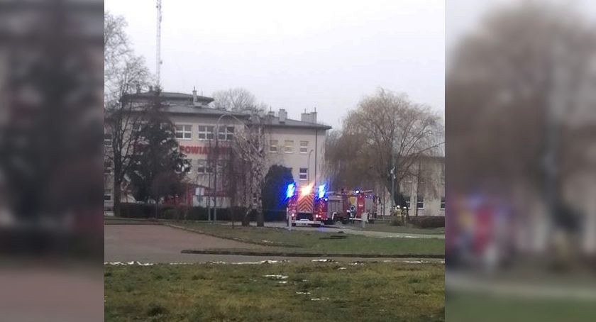 Niegroźny pożar w szpitalu 