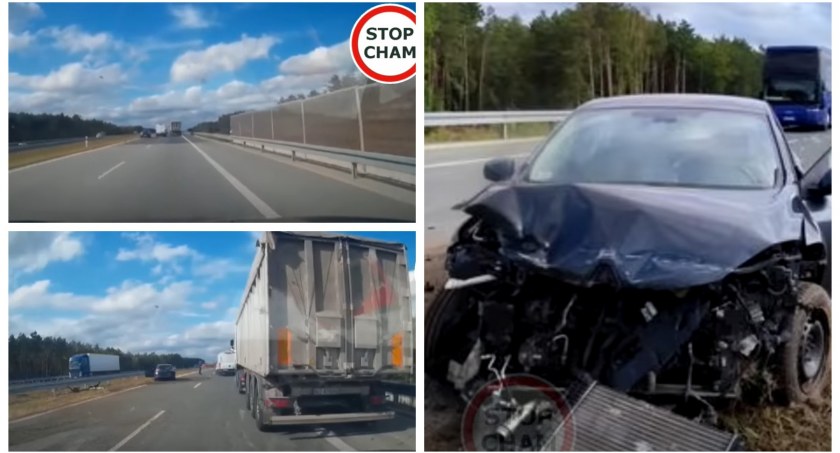 StopCham – Rozmawiał ze sprawcą kolizji, który odjechał – VIDEO