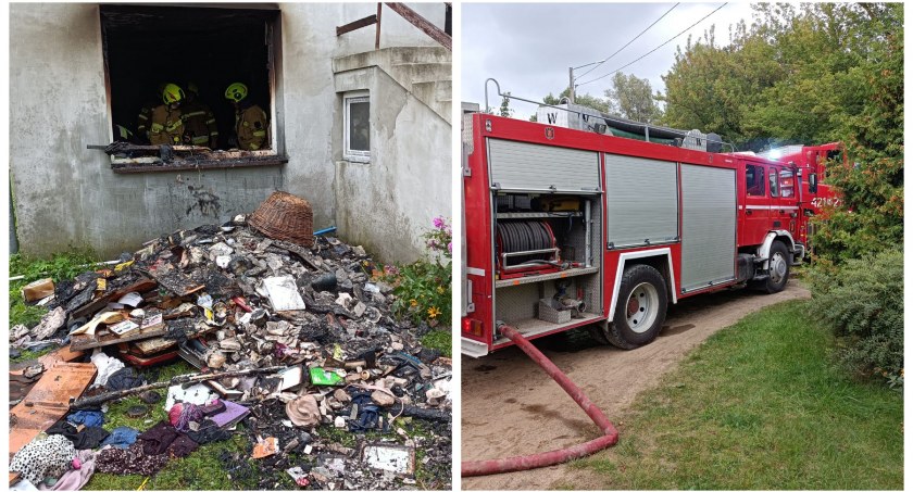 Strażacy ugasili pożar w kotłowni