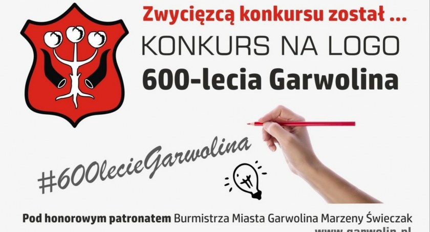 Anna Mucha laureatką konkursu na logo Garwolina. Otrzyma 2 tys. zł