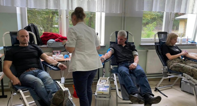 20 litrów krwi popłynęło z Zespołu Szkół nr 1 w Łaskarzewie