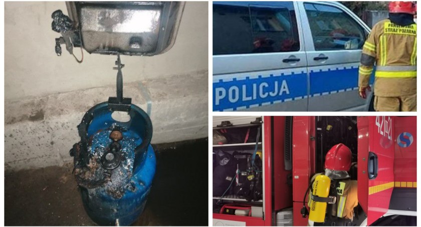 Ewakuowano matkę z małymi dziećmi – Sprawna akcja policjantów i strażaków podczas pożaru