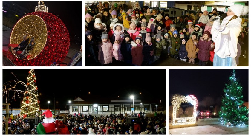 Świąteczne i oszczędne iluminacje rozbłysły w Pilawie