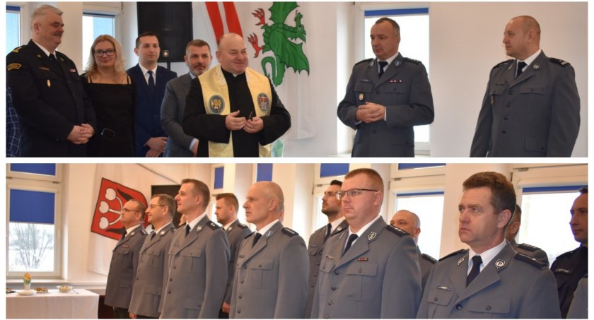 Wigilijne spotkanie w komendzie policji