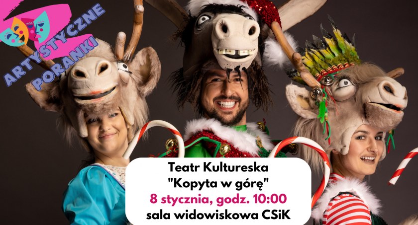 Kopyta w górę! CSiK zaprasza na styczniowy „Artystyczny poranek” 
