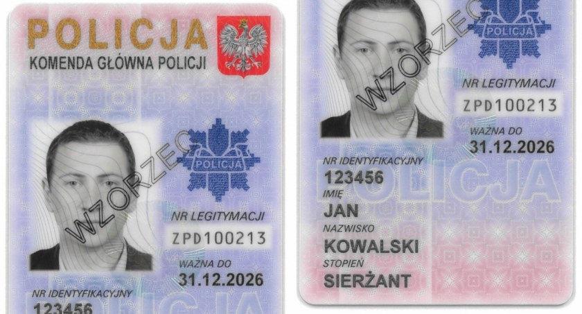 Tak wygląda nowa legitymacja policjanta