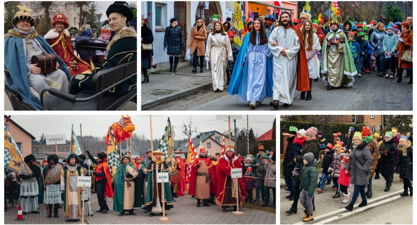 Orszaki Trzech Króli przeszły ulicami miejscowości powiatu