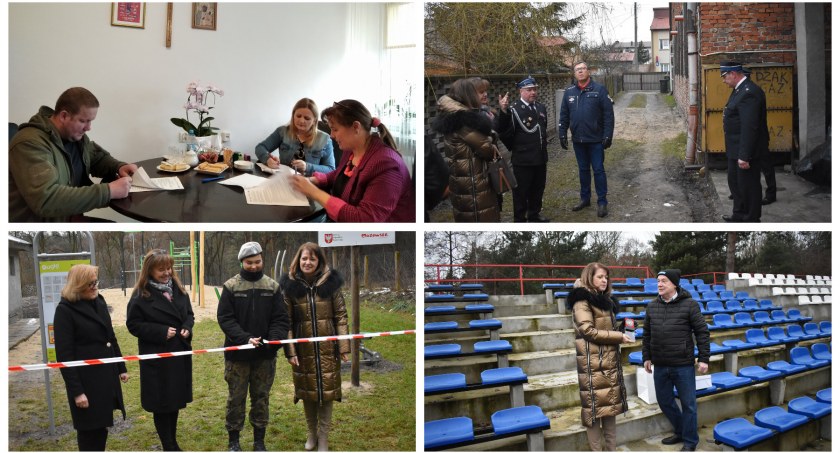 Inwestycje nie ustają! Janina Ewa Orzełowska z wizytacją w Łaskarzewie