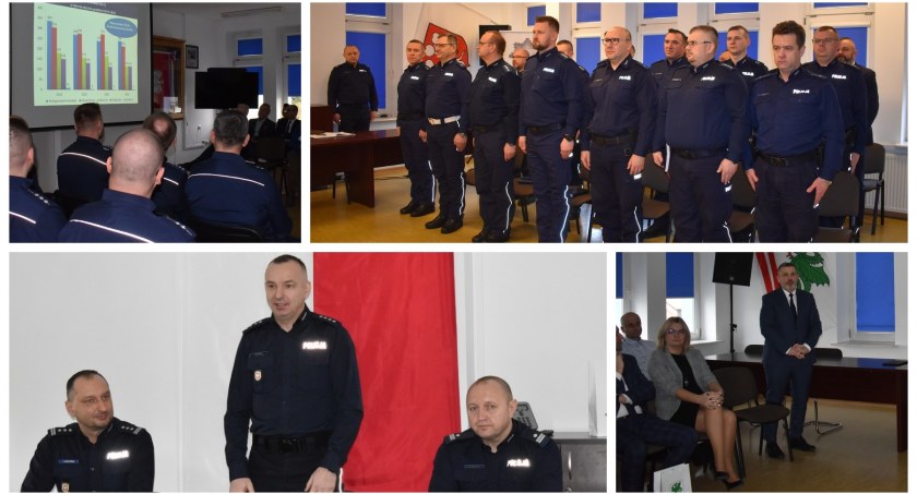 Rok pracy garwolińskich policjantów podsumowany – 