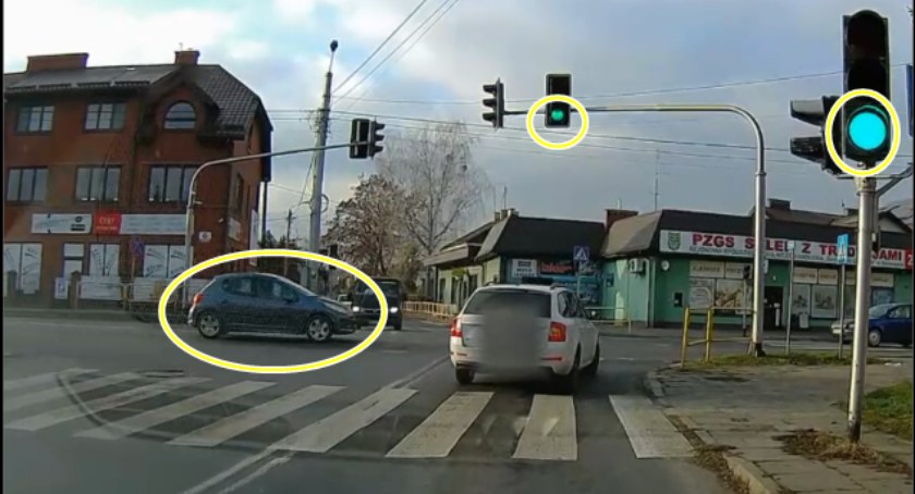 Podczas egzaminu na prawo jazdy prawie doszło do wypadku VIDEO
