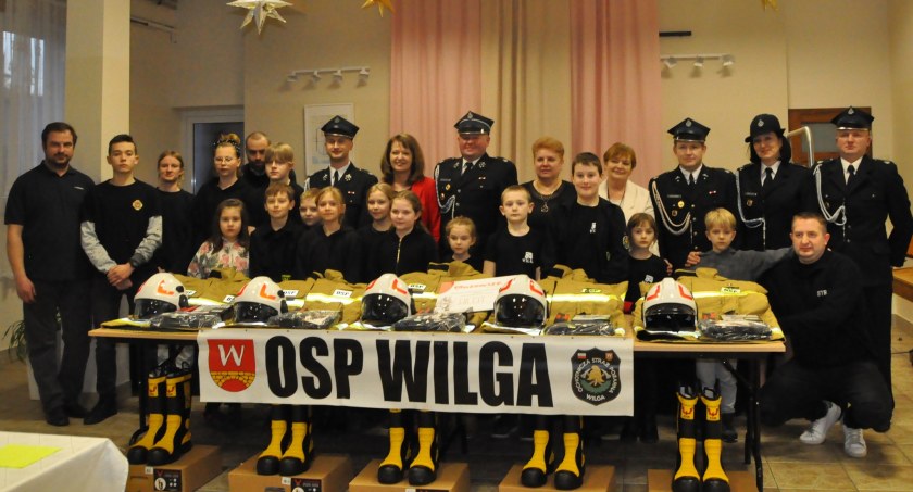 Sprzęt ochrony osobistej trafił do druhów z OSP Wilga