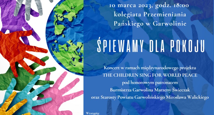 Śpiewamy dla Pokoju – Międzynarodowy koncert w Garwolinie