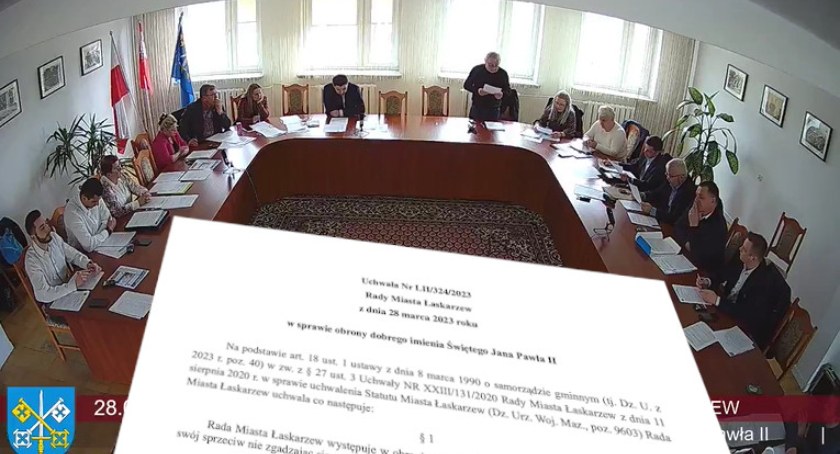 Podjęli uchwałę w obronie dobrego imienia Jana Pawła II