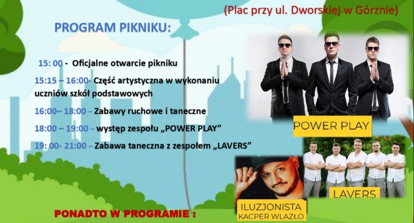 Power Play i Lavers gwiazdami Pikniku Rodzinnego w Górznie!
