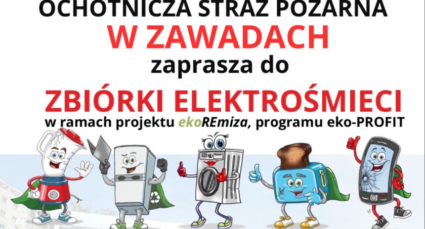 Zbiórka elektrośmieci w OSP Zawady