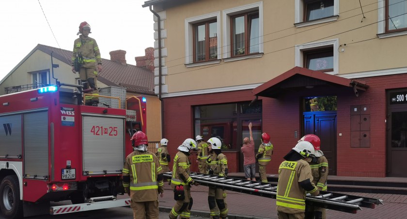 Nietypowa akcja strażaków