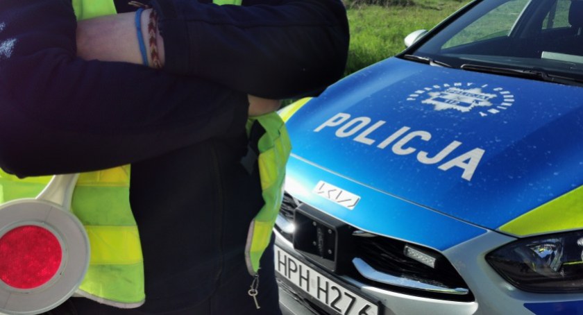 Policjanci drogówki w akcji