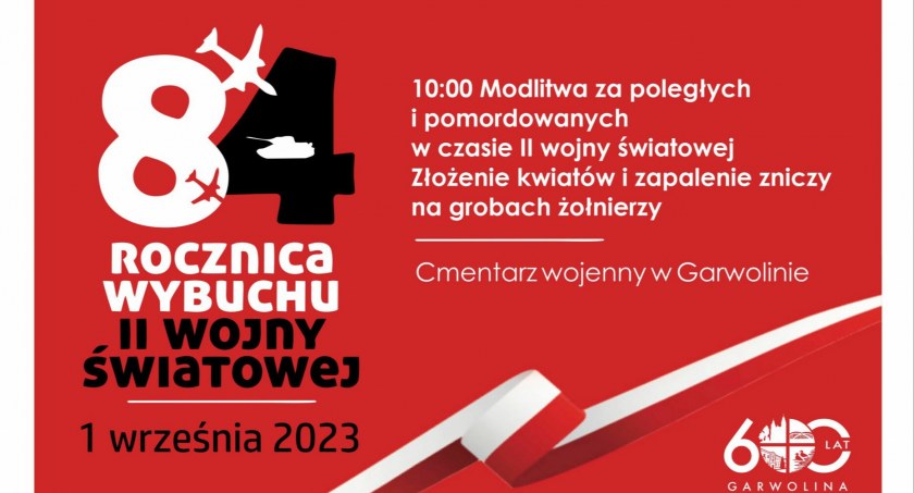 W Garwolinie uczczą 84. rocznicę wybuchu II wojny światowej