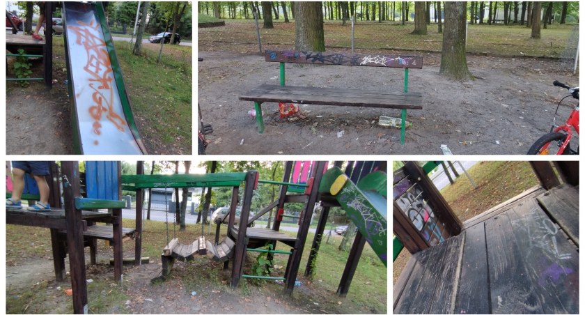 Kiedy zrujnowany plac zabaw doczeka się remontu?