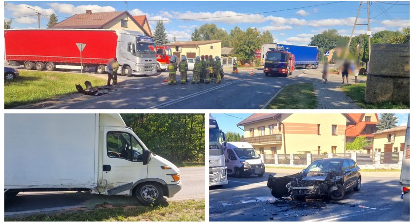 Kolizja busa i osobówki