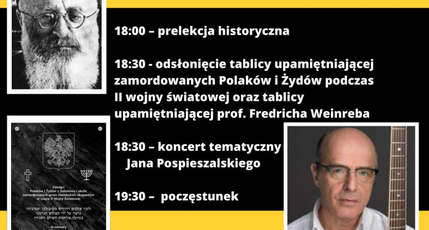 Prelekcja, odsłonięcie tablic i koncert Jana Pospieszalskiego