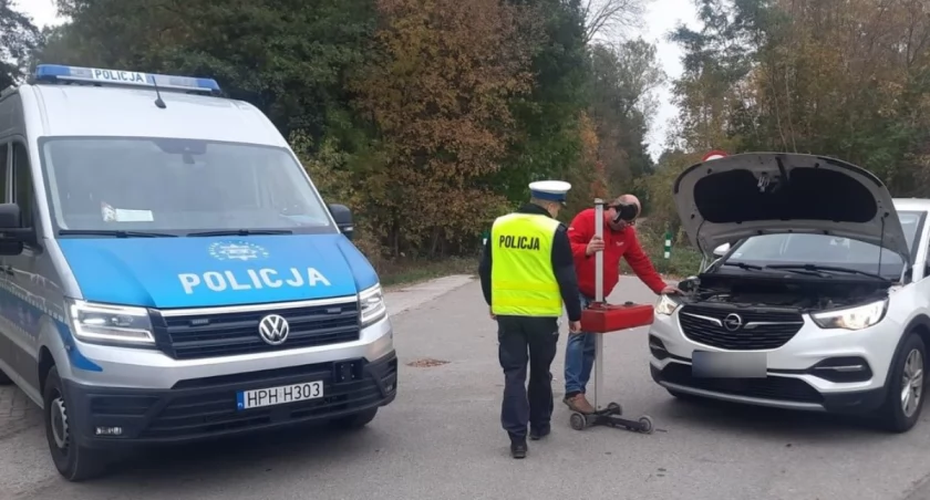 Akcja garwolińskiej drogówki – Kierowco, pamiętaj o tym szczególnie jesienią! 