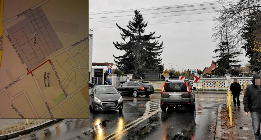 Zmiana organizacji ruchu przy cmentarzu! Kierowco, patrz na znaki, uważaj na pieszych!