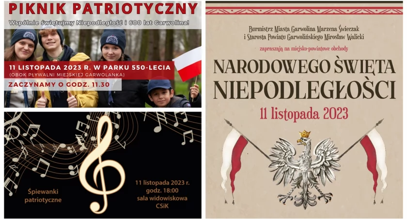 Świętujmy razem! Bogaty program Narodowego Święta Niepodległości w Garwolinie