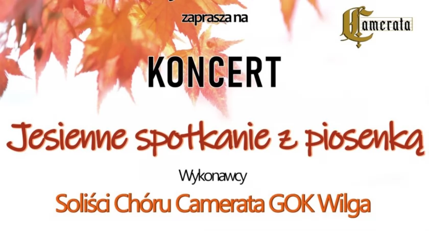 Jesienne spotkanie z piosenką w Wildze
