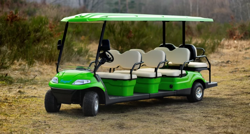 Czym cechują się pojazdy turystyczne i wózki golfowe?