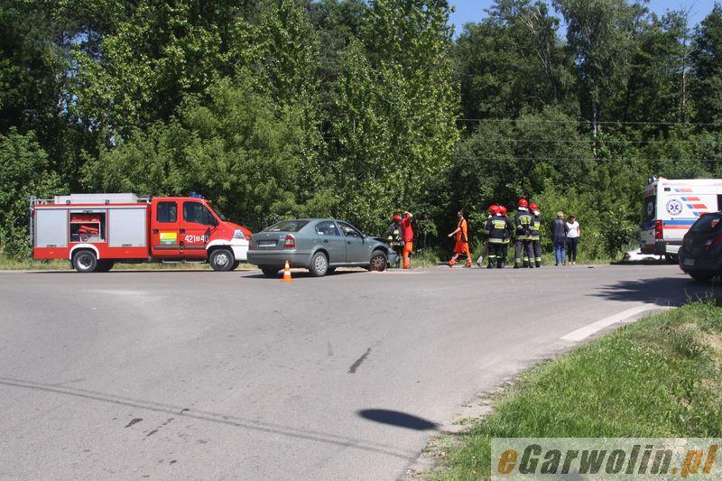 Wypadek w Sulbinach: jedna osoba w szpitalu