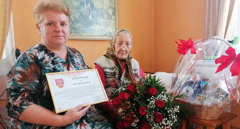 Henryka Kasprzak z gminy Wilga ma 103 lata