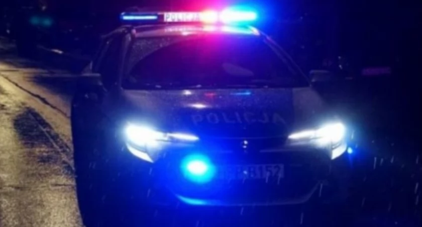 Wpadł w ręce policji po północy