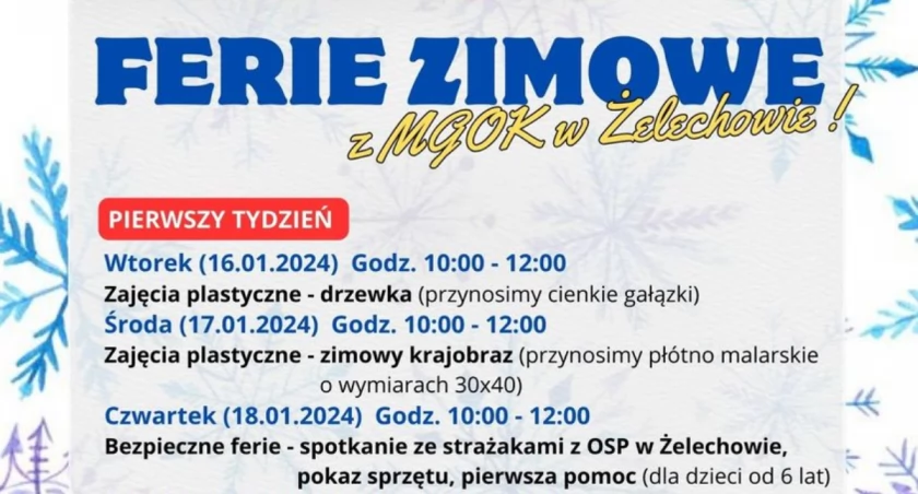 Ferie zimowe z MGOK w Żelechowie