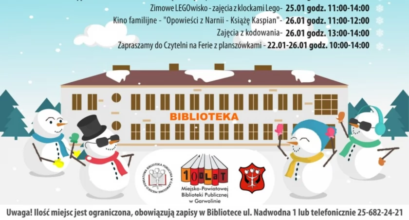 Ferie w miejskiej bibliotece pełne atrakcji!