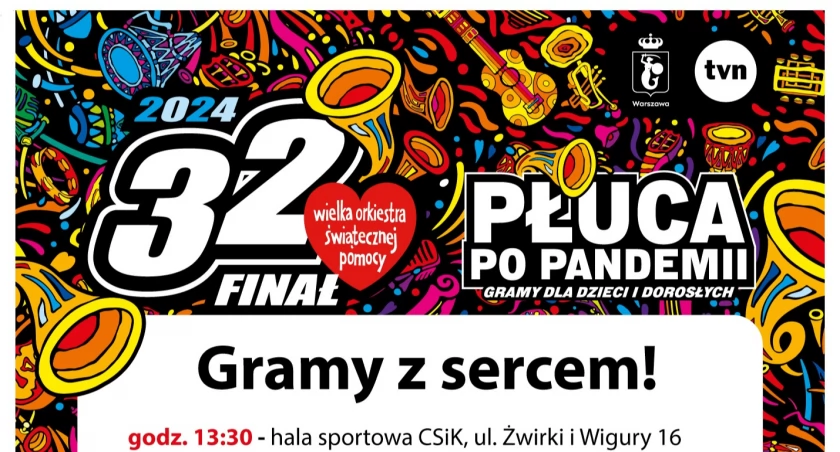 Kwesta uliczna, 3 godziny koncertów, licytacja i mecz! Zagracie z WOŚP w Garwolinie?