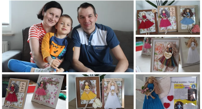 Aniołki i laleczki pani Małgorzaty zachwycają! To pasja, forma terapii i pomoc dla Tomcia