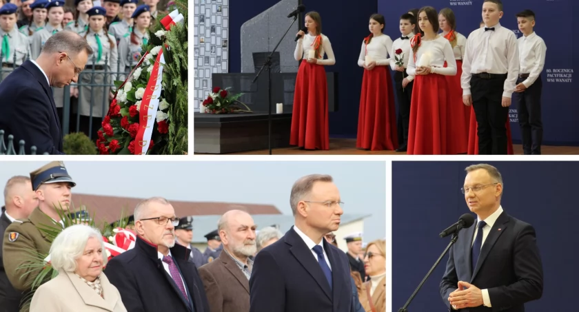 Prezydent wziął udział w uroczystości w Wanatach