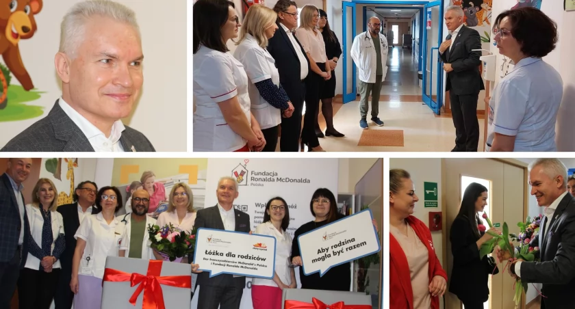 Łóżka dla rodziców małych pacjentów szpitala w Garwolinie