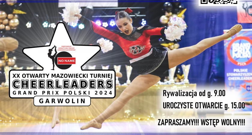 Garwolin stolicą cheerleadingu! XX Otwarty Mazowiecki Turniej Cheerleaders już w sobotę!